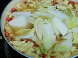 Tumis Sawi Putih dan Telur