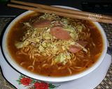 Foto langkah ke 4 dari resep Mie Kuah Pedas.
