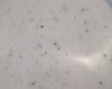 A picture of step 1 of Sandwhich Dhokla.