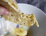 A picture of step 5 of Banana & Maple Syrup Multigrain Flat Bread,💚.