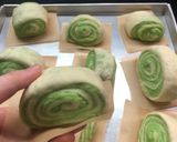 Foto langkah ke 7 dari resep Pandan Swirl Mantou.