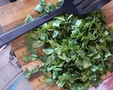 Foto del paso 1 de la receta: Arroz con espinaca y huevo frito