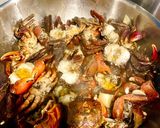 Hình bước làm 2 của món Ba khía xào me
