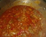 A picture of step 1 of Baked Spaghetti with Pepperoni.