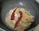 A picture of step 5 of Moong Makhani.