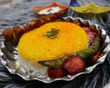 عکس مرحله 3 از دستور کباب چنجه گیاهی