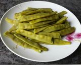 Foto del paso 1 de la receta Pastel de judías verdes y jamón serrano