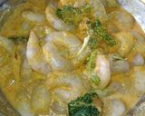 A picture of step 1 of Prawn biriyani.