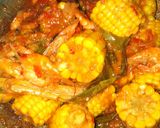 Foto langkah ke 4 dari resep Udang jagung pedas asam manis saus padang.