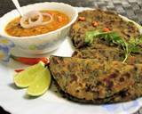 Kulfa Saag Paratha recipe step 3 photo