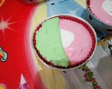 Foto langkah ke 6 dari resep Bolu kukus semangka.