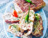 Foto langkah ke 7 dari resep TELUR DADAR KORNET SAPI GULUNG MOM 'K2'.