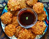 A picture of step 5 of Sabudana Vada / Sago Patties.