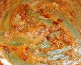 A picture of step 2 of Sprout spinach pizza.