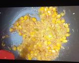 A picture of step 4 of Butter sweet corn pulao.
