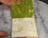 A picture of step 2 of Cheese chutney sandwich.