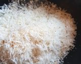 A picture of step 2 of Moringa and Toasted Grated Coconut.