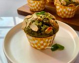 Foto langkah ke 5 dari resep Muffin Matcha Almond.