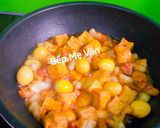 Hình bước làm 4 của món Thịt kho trứng cút và đậu hủ