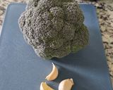 A picture of step 1 of Broccoli in Garlic Oil.
