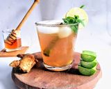 A picture of step 4 of Aloe Gooseberry Ginger Elixir.