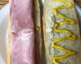A picture of step 1 of Cuban sandwich.