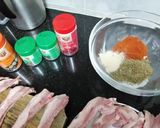 A picture of step 1 of Pork spare ribs.
