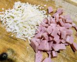 Foto del paso 2 de la receta: Torrejas de lechuga y jamón baja en calorías💃
