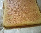 A picture of step 13 of Firni stuffed Rice flour Deco roll cake.