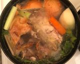 A picture of step 2 of Chicken stock.