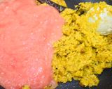 A picture of step 9 of Methi matar malai restaurant style.
