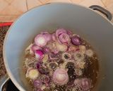 A picture of step 16 of Fish curry saved with fried onion rice.