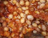 عکس مرحله 2 از دستور خوراک لوبیا و نخود با گوشت چرخ کرده