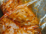 My roast chicken breast in Italian seasoning