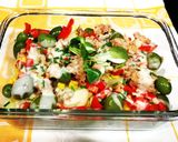 Foto del paso 4 de la receta Ensalada de patatas con atún, maíz y aceitunas verdes