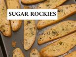 Sugar Rockies (roti kering bagel gula pasir) 3 bahan aja! langkah memasak 4 foto