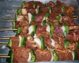 Foto del paso 5 de la receta: 🍖Pierna de Cordero a la parrilla con pinchos de Lomo de aguja🍢