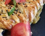 Une image de l'étape 10 de 🌿Tresse feuilletée tomates mozzarella.