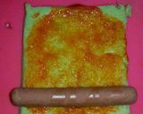 Foto langkah ke 3 dari resep Roti Tawar Gulung isi Sosis.