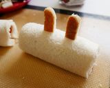 好可愛「小兔水果吐司捲」一起跳跳跳!!的食譜步驟5照片