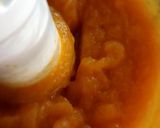 Sütőtökpüré vérnaranccsal és mézzel recept fázis 3 fotója