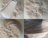 A picture of step 1 of Maize Flour vada.