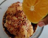 Foto del paso 3 de la receta: Pechuga de pollo sobre una cama de puré de betabel 🍠
