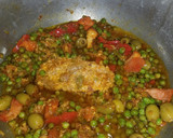 Foto del paso 6 de la receta: Arroz apastelado con gandules y jamón