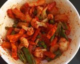 A picture of step 4 of Instant mix veg pickle.
