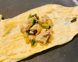 A picture of step 2 of R2 Diet Tofu Skin Rolls.