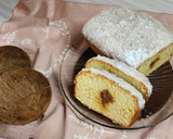 Foto del paso 13 de la receta: 😍🥥 Budín húmedo de coco, relleno con dulce de leche con glaseado de coco 🥥😍