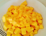 Foto del paso 8 de la receta: Ensalada de mango y langostinos con mayonesa de brandy