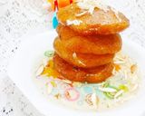 A picture of step 10 of Bread Mawa Stuffed Malpua.