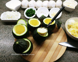 Foto del paso 1 de la receta: Calabacines redondos rellenos de champiñones